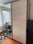 Large Kleiderschrank mit Spiegel / Gro Wardrobe with Mirror