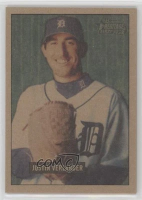 Bowman Heritage 2005 caoba Justin Verlander #220 novato radiocontrol Foto 1 de 2
