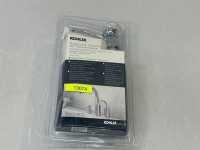 Kohler Transitional Soap or Lotion Dispenser Polished Chrome K-1893-C-CP - Image 1 of 4