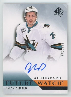 2015-16 SP AUTHENTIC Dylan DeMelo FUTURE WATCH AUTO RC ROOKIE /999 - Image 1 of 2