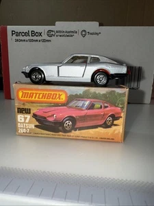 Vintage Matchbox 1977 Superfast MB67 Datsun 260-Z Silver - Original Box (197a) - Picture 1 of 7