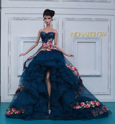 Handmade Outfit for Fashion Royalty,Fr2,Barbie model muse doll by Monaeglow - Image 1 of 4