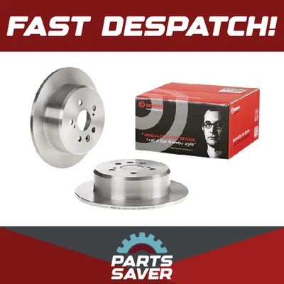 2x Par de discos de freno sólidos para TOYOTA CELICA 2.0 trasero 85 a 99 269 mm juego Brembo Foto 1 de 4