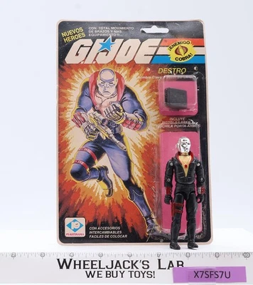 Boneco de ação Destro Fuera De La Ley GI Joe 1982 Plastirama Argentina NOVO MOC - Imagem 1 de 4