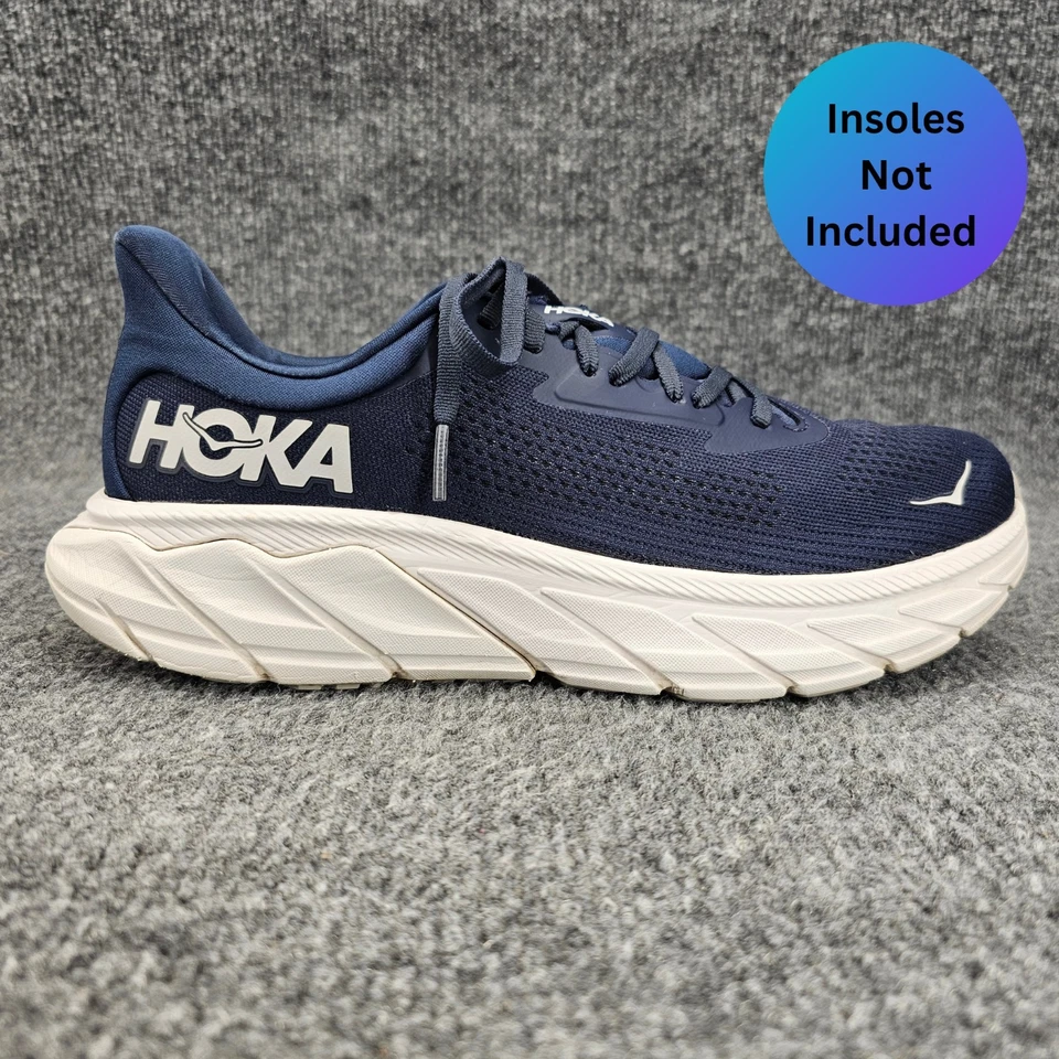 Zapatos deportivos para correr en carretera Hoka One One Arahi 7 para hombre talla 9 azul blanco Foto 1 de 4