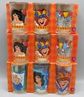 9 Disney's THE HUNCHBACK OF NOTRE DAME cartoon drinking glasses, France 1990's