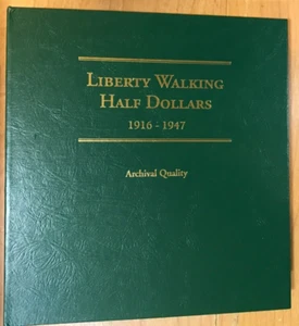 Littleton Custom Coin Album: Liberty Walking Half Dollars 1916-1947 New - Picture 1 of 4