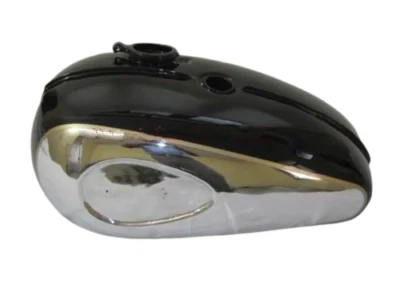 Gas Tank For Bsa A65 Thunderbolt 2 Gallon 1968-69 Dual Carb In Chrome & Black - Image 1 of 4