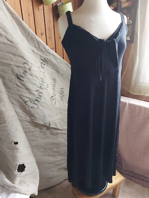 H&M  Kleid    Gr. M   schwarz  lang   Jersey   neu - Bild 1 von 4