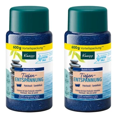KNEIPP GMBH ✅ KNEIPP Badekristalle Badesalz Badezusatz Tiefenentspannung Patchouli 2x 600g ✅