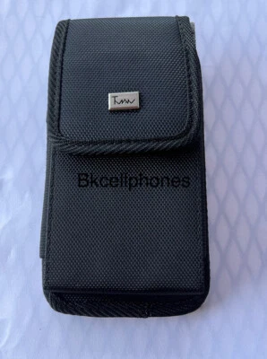 Case Cell Phone Pouch Tactical Holster Metal Belt Clip Loop    Vertical - Image 1 of 4