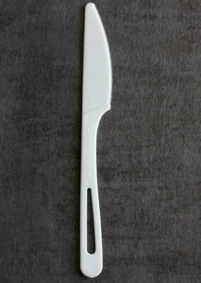 Estuche 1000 unidades - Cuchillo desechable compostable de 6" apto para lavavajillas reutilizable Foto 1 de 4