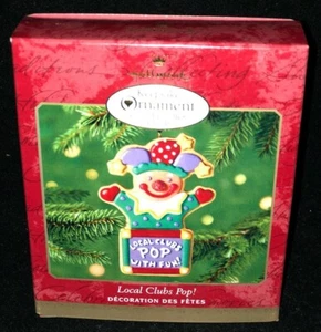 HALLMARK ORNAMENT 2001 LOCAL CLUBS POP! COLLECTOR'S CLUB ORNAMENT NEW - Picture 1 of 2