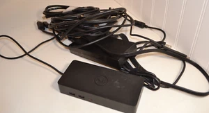 Genuine Dell D6000S Universal Docking Station with 130W AC Adapter & HDMI Cables - Afbeelding 1 van 6
