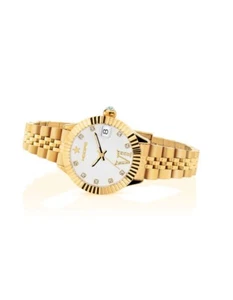 HOOPS Nuevo Lujo Diamantes 2 Oro Metal 2654LD-YG02-83 Blanco - Imagen 1 de 1