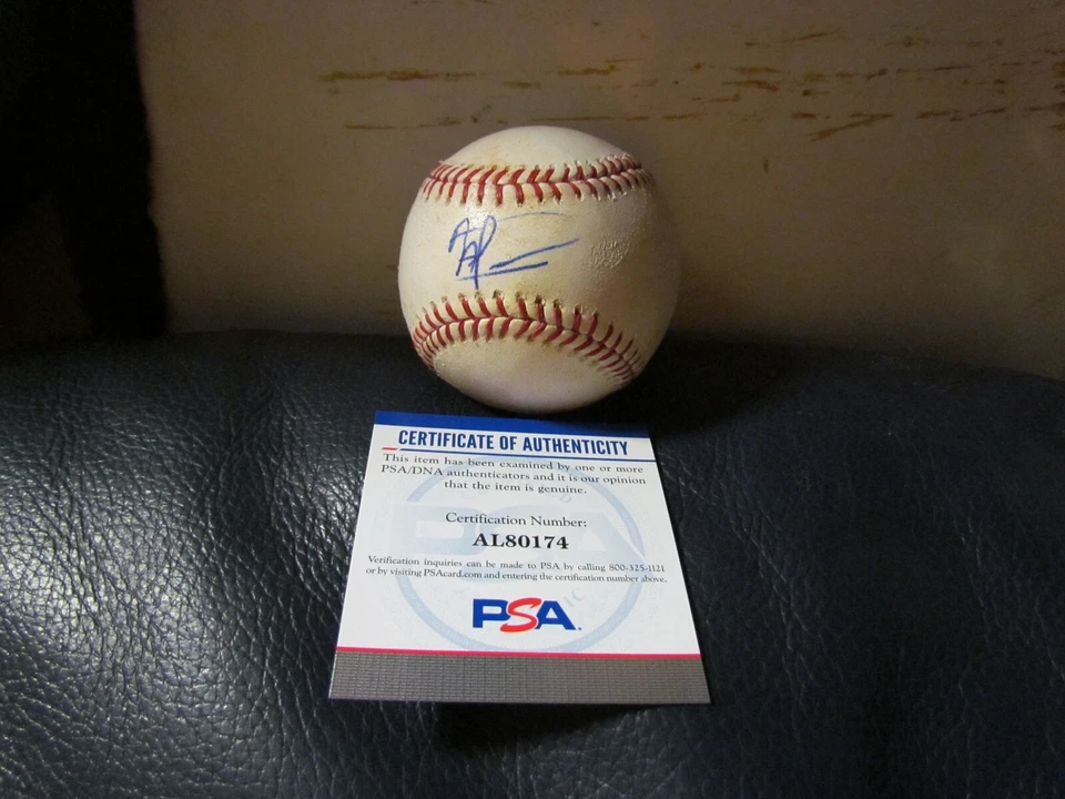 Albert Almora Signed Baseball PSA Certified Foto 1 de 4