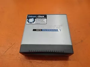 ⭐️⭐️⭐️⭐️⭐️ Linksys SD216 16-Port 10/100 Desktop Ethernet Network Switch Cisco - Picture 1 of 5