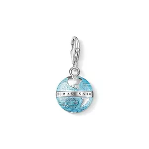 Thomas Sabo Sterlingsilber Globus Charm Anhänger - Bild 1 von 1