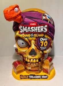 Zuru Smashers Dino Island Gold Schatzsuche Pirat Totenkopf Überraschung grau 2024 - Bild 1 von 2