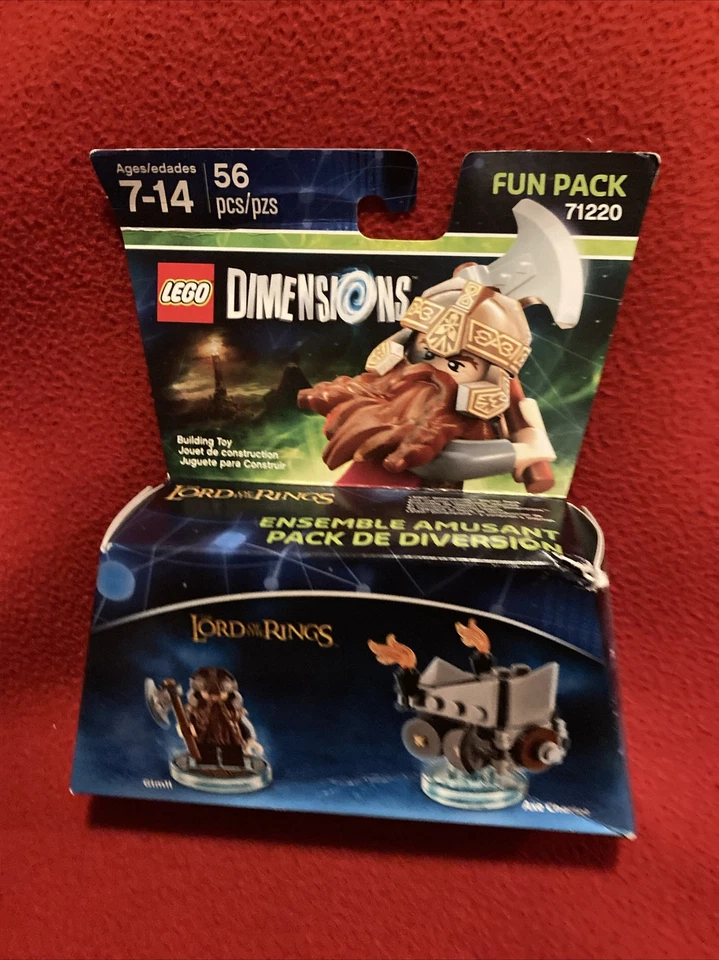 El Señor de los Anillos Gimli + Hacha Carro Fun Pack 71220 Lego Dimensions Foto 1 de 1