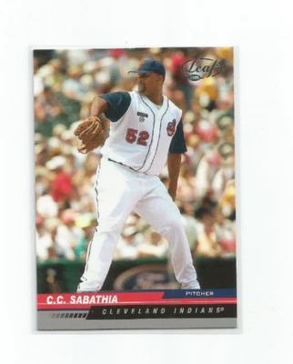 C.C. Tarjeta de hoja #59 de Sabathia (Indios de Cleveland) 2005 Foto 1 de 2