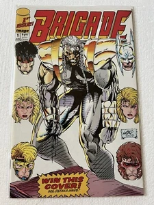 Brigade 1 Image Comics 1992 VF + NM - 8.5 - 9.0 Insert Cards Intact / Liefield - Picture 1 of 12