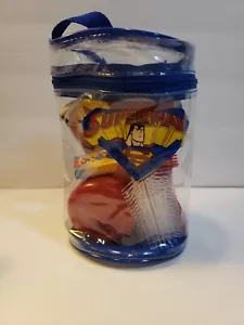 New 1996 DC Comics Superman Super Hero Kidcare Locker Bag - Picture 1 of 5