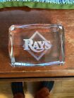 Tampa Bay Rays Crystal Desk Paperweight MVP Crystals Boxed Rare