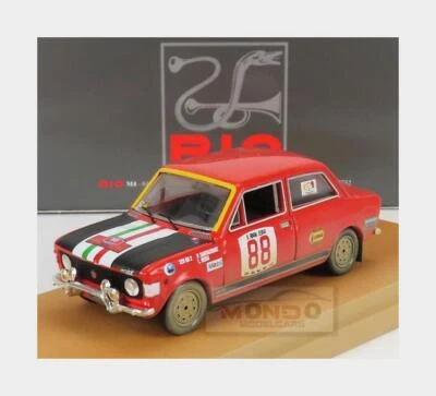 Fiat 128 Rally #88 Rally Isola D' Elba 1972 Santacroce Versi RIO4672 MM 1:43 RIO - Imagem 1 de 2
