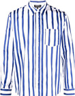 A.P.C. 'Mathieu' Blue Stripe Ls Shirt - Size S - Msrp - $255.00 Bnib -61% Off