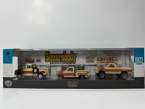 M2 MACHINES SQUAREBODY SYNDICATE CUSTOM Hauler Three Truck Set - Picture 1 of 24