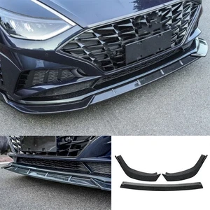 Style Carbon Fiber Front Bumper Lip Spoiler Splitter For Hyundai Sonata 2020-23 - Bild 1 von 12