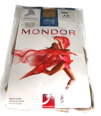 Medias de patinaje artístico Mondor 3338 niños talla 4-6 con patas bronceadas semi-opacas NUEVAS Foto 1 de 4