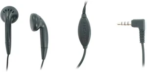 Alcatel CCB3160A10C0 3.5mm Stereo Headset Black Wired Earphones Phones, Tablets - Picture 1 of 1