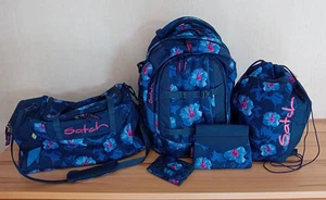 Satch Pack ~Waikiki Blue -Schulrucksack Sporttasche Turnbeutel Geldbeutel Clutch - Bild 1 von 24