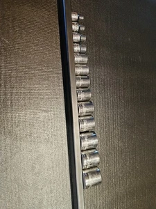 Snap-On 13 Pc 3/8" Drive Shallow SAE Socket Set - Picture 1 of 10