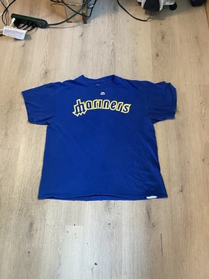 Camiseta Felix Hernandez Seattle Mariners Majestic Jersey Talla XL Foto 1 de 4