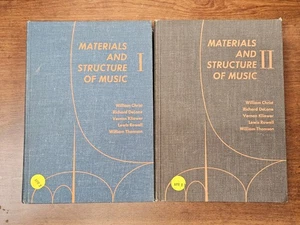 Materials and Structure of Music Hardcover Volume 1 and 2 (First Edition 1966) - Bild 1 von 3