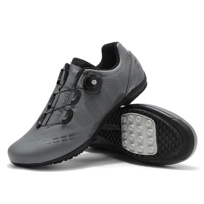 Zapatos de ciclismo de pedal plano MTB para hombres Zapatillas de botín de bicicleta sin bloqueo Calzado de bicicleta Foto 1 de 4