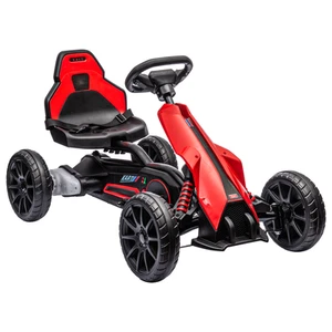 Go Kart Elettrico Rosso 12V per Bambini, 100x58x58,5cm, PP e Metallo, 3-8 Anni - Foto 1 di 9