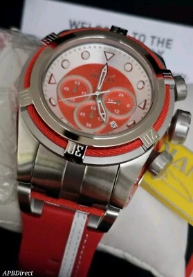 Invicta - Bolt ZEUS - Race Team - Cuero ROJO Blanco - Reloj Hombre 53mm Foto 1 de 4