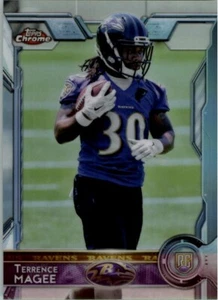 Topps 2015 refractor cromado Terrence Magee RC #128 Baltimore Ravens 🏈 - Imagen 1 de 1