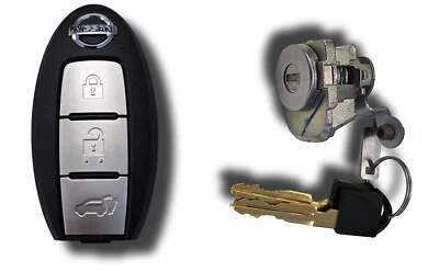Genuine Nissan Qashqai Remote Key and Door Lock 285E36XR0A 998106UA0A - Image 1 of 4