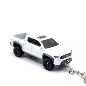 2024 Toyota Tacoma Truck White 1/64 Scale Diecast Custom 🎁 GREAT Gift 🎁  - Picture 1 of 4