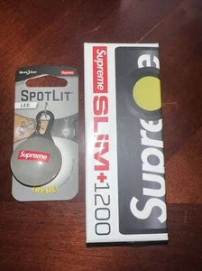 Supreme Nebo Slim 1200 Taschenlicht schwarz FW22 & Niteize Spotlight LED Menge versiegelt - Bild 1 von 1