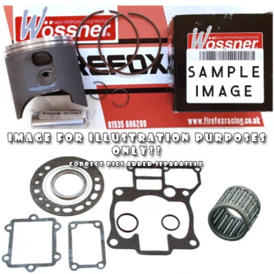 Suzuki RM125 1988 Top End Rebuild Kit WOSSNER Piston Kit - OVERSIZES ONLY - Image 1 of 3