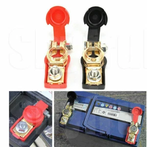 Car Battery Terminal Connector Top Post Positive Negative Heavy Duty Universal - Picture 1 of 10