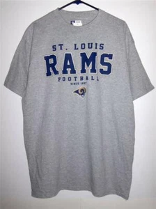 Los Angeles St. Louis Rams t shirt large ash NWT - Picture 1 of 3