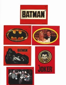 1989 Topps Batman Movie Stickers - You Pick - Picture 1 of 41
