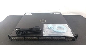 Dell Force10 S4810P-AC-R 48-Port 10Gbe QSFP+ Switch w/ 1x PSU+4x 40Gbe Read - Picture 1 of 12